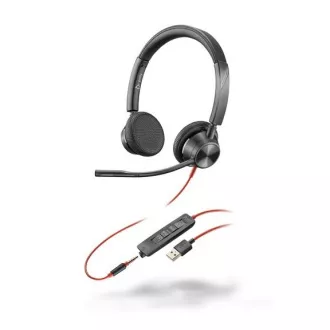 Slušalke Poly Blackwire 3325, 3,5 mm jack, USB-A, stereo Slušalke Poly Blackwire 3325, 3,5 mm jack, USB-A, stereo