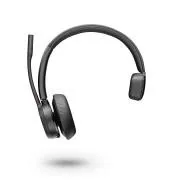 Poly Voyager 4310 MS Teams brezžične slušalke, adapter BT700 USB-A, mono, stojalo za polnjenje