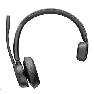 Poly Voyager 4310 MS Teams brezžične slušalke, adapter BT700 USB-C, mono, stojalo za polnjenje