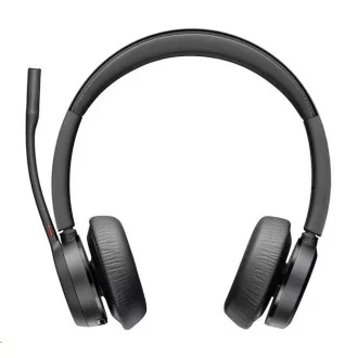 Poly Voyager 4320 MS Teams brezžične slušalke, adapter BT700 USB-A, stereo, stojalo za polnjenje