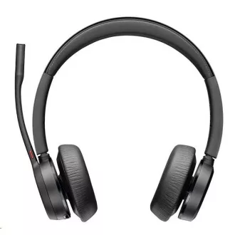 Poly Voyager 4320 MS Teams brezžične slušalke, adapter BT700 USB-C, stereo, stojalo za polnjenje