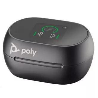 Slušalke bluetooth Poly Voyager Free 60 , adapter BT700 USB-C, polnilno ohišje na dotik, črno