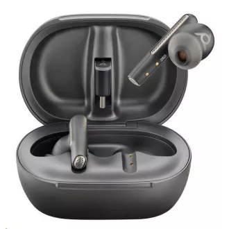 Slušalke bluetooth Poly Voyager Free 60 , adapter BT700 USB-C, polnilno ohišje na dotik, črno