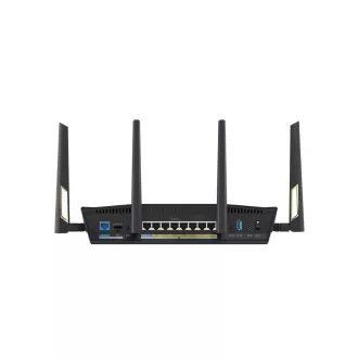 ASUS RT-BE88U Wi-Fi 7 razširljivi usmerjevalnik, AiMesh, 4G/5G Mobile Tethering