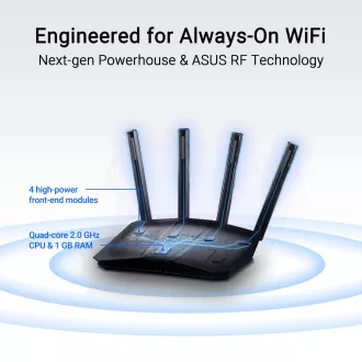 Usmerjevalnik ASUS RT-BE58U WiFi 7, AiMesh, Dual Band, 1xWAN, 4xLAN