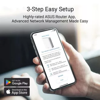 ASUS ZenWifi BT10, 1 paket, razširljiv usmerjevalnik WiFi7, AiMesh, 2x WAN/LAN, 1x LAN, 1x 3.0