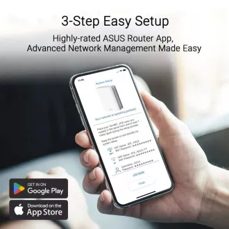 ASUS ZenWifi BT8 1 paket, razširljiv usmerjevalnik WiFi7, AiMesh, 1x WAN, 3x LAN, 1x 3.0