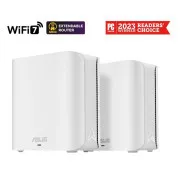 ASUS ZenWifi BD4 2-pack, razširljiv usmerjevalnik WiFi7, AiMesh, 2x WAN/LAN
