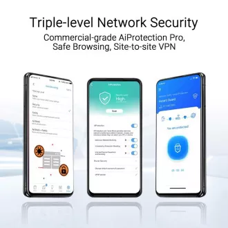 ASUS ZenWifi BD4 2-pack, razširljiv usmerjevalnik WiFi7, AiMesh, 2x WAN/LAN