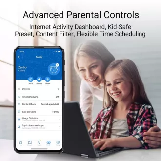 ASUS ZenWifi BD4 2-pack, razširljiv usmerjevalnik WiFi7, AiMesh, 2x WAN/LAN