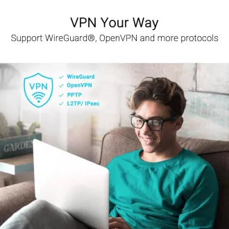 Usmerjevalnik ASUS RT-AX52 Pro (AX3000), dvopasovni WiFi 6, razširljiv usmerjevalnik
