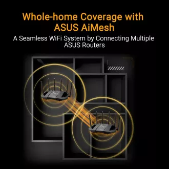 Usmerjevalnik ASUS Gaming Router TUF-BE9400 3-stranski usmerjevalnik WiFi7, 1x WAN, 3x LAN, AiMesh