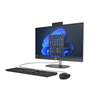 HP AIO ProOne 245 G10 AiO 23,8 NT Ryzen 3 7320U, 8 GB, 512 GB, Radeon 610M, WiFi 6 BT, tipkovnica in miška, 90 W, bela, HDMI, Win11Pro
