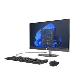 HP AIO ProOne 245 G10 AiO 23,8 NT Ryzen 3 7320U, 8 GB, 512 GB, Radeon 610M, WiFi 6 BT, tipkovnica in miška, 90 W, bela, HDMI, Win11Pro