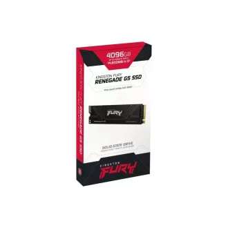 Kingston FURY RENEGADE G5 4TB M.2 2280 NVMe PCIe 5.0 SSD (R 14800 MB/s; W 14000 MB/s)