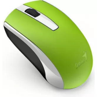GENIUS miška ECO-8100/ 1600 dpi/ polnilna/ brezžična/ zelena