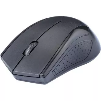 C-TECH miška WLM-07, brezžična, 1200DPI, 3 gumbi, USB nano sprejemnik, črna C-TECH miška WLM-07, brezžična, 1200DPI, 3 gumbi, USB nano sprejemnik, črna