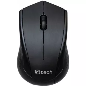 C-TECH miška WLM-07, brezžična, 1200DPI, 3 gumbi, USB nano sprejemnik, črna C-TECH miška WLM-07, brezžična, 1200DPI, 3 gumbi, USB nano sprejemnik, črna