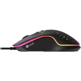 C-TECH Gaming miška Scarab, 7200 DPI, RGB osvetlitev, USB