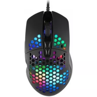 C-TECH Gaming miška Scarab, 7200 DPI, RGB osvetlitev, USB