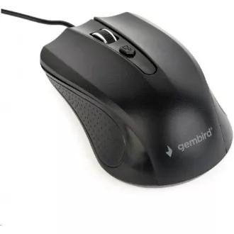 GEMBIRD miška MUS-4B-01, žična, optična, 1200 dpi, USB, črna GEMBIRD miška MUS-4B-01, žična, optična, 1200 dpi, USB, črna