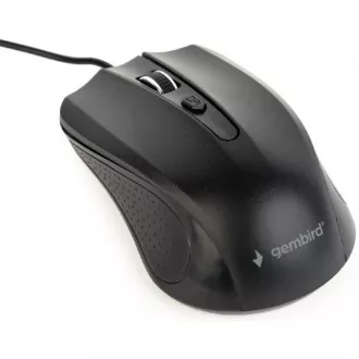 GEMBIRD miška MUS-4B-01, žična, optična, 1200 dpi, USB, črna GEMBIRD miška MUS-4B-01, žična, optična, 1200 dpi, USB, črna