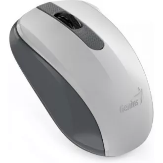 GENIUS miška NX-8008S/ 1200 dpi/ brezžična/ tiha/ senzor BlueEye/ bela/siva