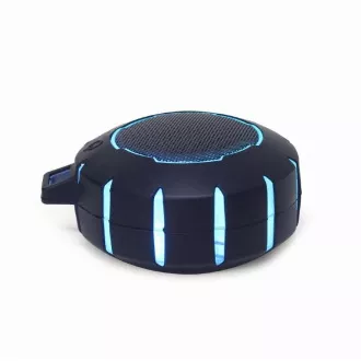 GEMBIRD Zvočnik SPK-BTOD-01, zunanji, Bluetooth, 3 W, RGB LED osvetlitev, črn