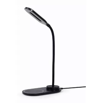 GEMBIRD Brezžični polnilec QI, 10 W, z LED lučko, črn GEMBIRD Brezžični polnilec QI, 10 W, z LED lučko, črn