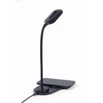 GEMBIRD Brezžični polnilec QI, 10 W, z LED lučko, črn GEMBIRD Brezžični polnilec QI, 10 W, z LED lučko, črn