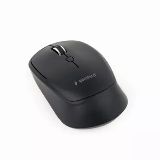 GEMBIRD miška MUSW-4B-05, črna, brezžična, USB nano sprejemnik