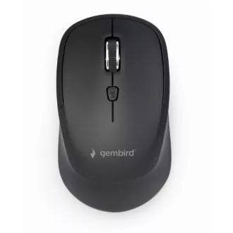 GEMBIRD miška MUSW-4B-05, črna, brezžična, USB nano sprejemnik