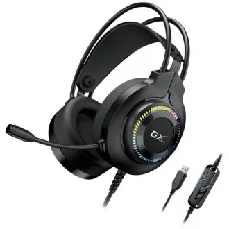 GENIUS slušalke GX GAMING HS-GX580U, USB, RGB, črne