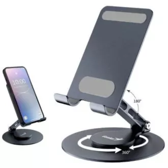 GENIUS stojalo za prenosni računalnik G-Stand M100, tablični računalnik in telefon, 4-10", zložljivo, črno GENIUS stojalo za prenosni računalnik G-Stand M100, tablični računalnik in telefon, 4-10", zložljivo, črno