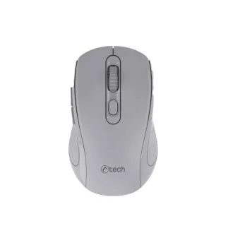 C-TECH Dvotirna miška WLM-12GR, brezžična, 1600DPI, 6 gumbov, siva, USB nano sprejemnik C-TECH Dvotirna miška WLM-12GR, brezžična, 1600DPI, 6 gumbov, siva, USB nano sprejemnik