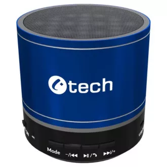 C-TECH zvočnik SPK-08L, bluetooth, moder