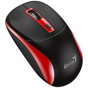 GENIUS miška NX-7123/ 1200 dpi/ brezžična/ Copilot/ črna/ rdeča