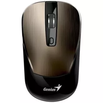 GENIUS miška NX-7125 Chocolate/ 1200 dpi/ brezžična/ Copilot/ čokoladno rjava