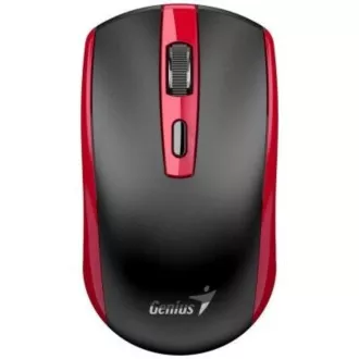 GENIUS miška ECO-8150/ 1200 dpi/ brezžična/ polnilna/ Copilot/ črna/ rdeča