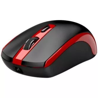 GENIUS miška ECO-8150/ 1200 dpi/ brezžična/ polnilna/ Copilot/ črna/ rdeča