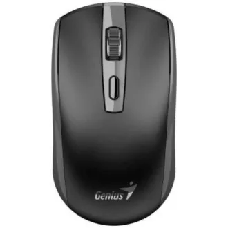 GENIUS miška ECO-8150/ 1200 dpi/ brezžična/ polnilna/ Copilot/ črna/siva
