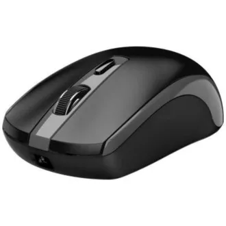GENIUS miška ECO-8150/ 1200 dpi/ brezžična/ polnilna/ Copilot/ črna/siva