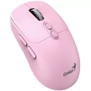 GENIUS miška NX-8080S BT/ dvojni Bluetooth   2, 4GHz/ 1600 dpi/ Copilot/ brezžična/ tiha/ roza