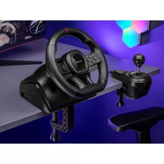 TRACER Volan SimRacer 6v1, Volan, Pedala, Ročni menjalnik, črna TRACER Volan SimRacer 6v1, Volan, Pedala, Ročni menjalnik, črna