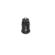 C-TECH Avtomobilski polnilnik UCC-03, 2xUSB, črn