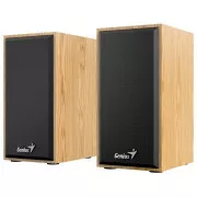 GENIUS Zvočnik SP-HF180, 3,5-milimetrski priključek, 6 W, svetel les