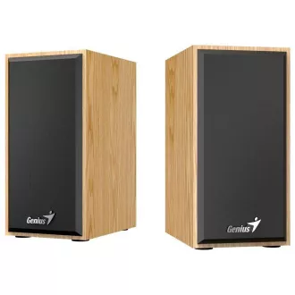 GENIUS Zvočnik SP-HF180, 3,5-milimetrski priključek, 6 W, svetel les