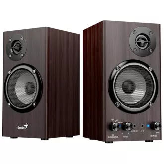 Zvočnik GENIUS SP-HF520BT, BT, 3,5-milimetrski priključek, 20 W, temni les