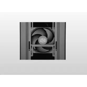 Ohišje Cooler Master Silencio S400 Steel, mATX, 2x 120mm ventilator, črno