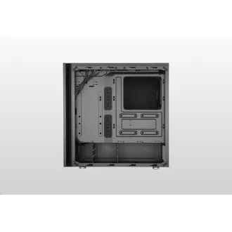Ohišje Cooler Master Silencio S600 TG, ATX, prozorna stranica, 2x 120mm ventilator, črno